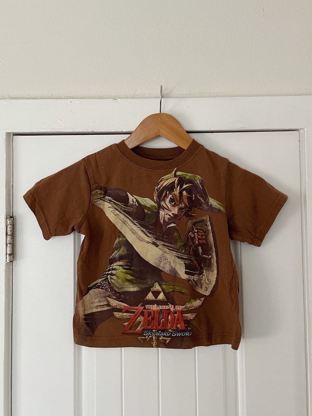 Nintendo Brown The Legend of Zelda Kids Graphic Tee Size XS 2012 Casual